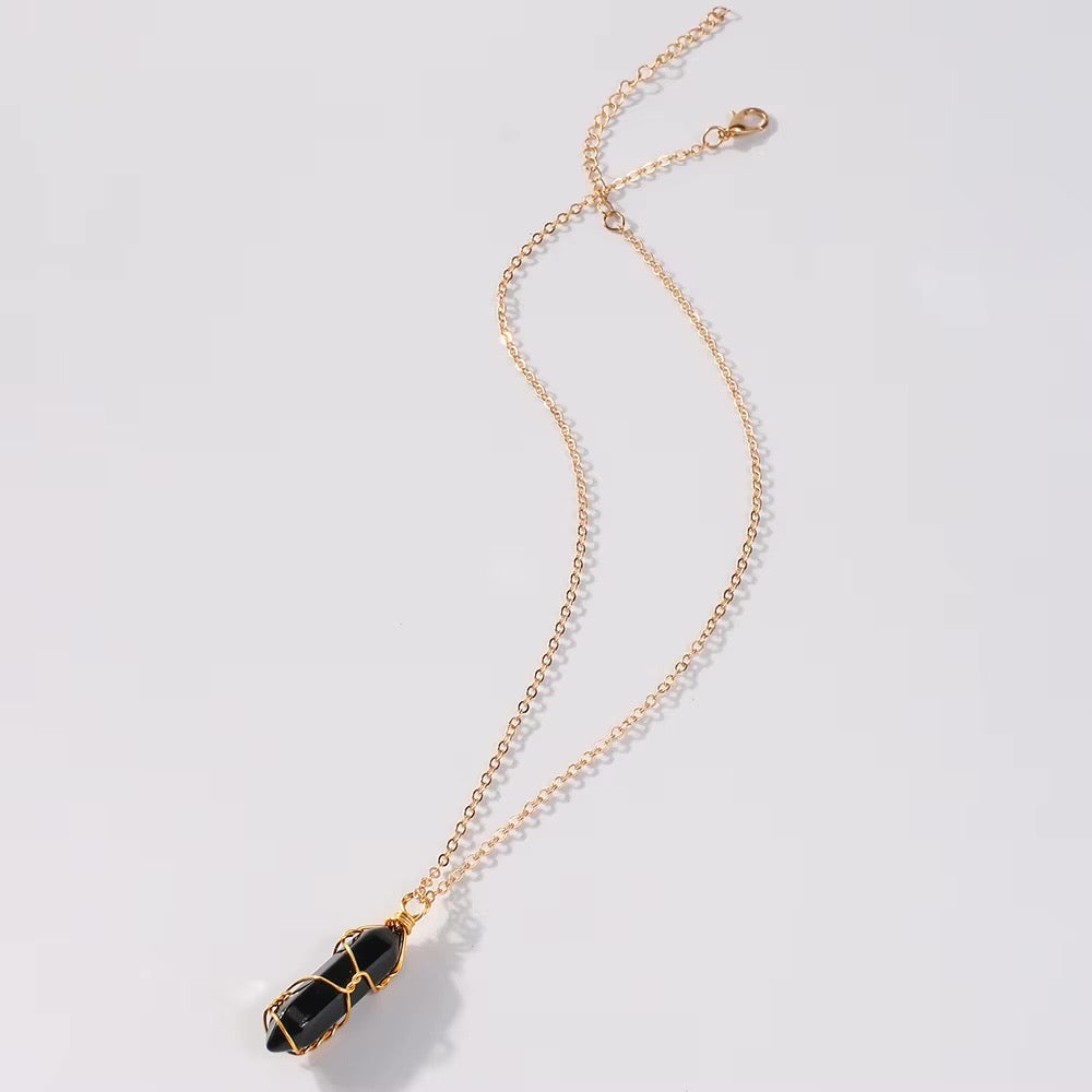 Midnight founding amulet necklace