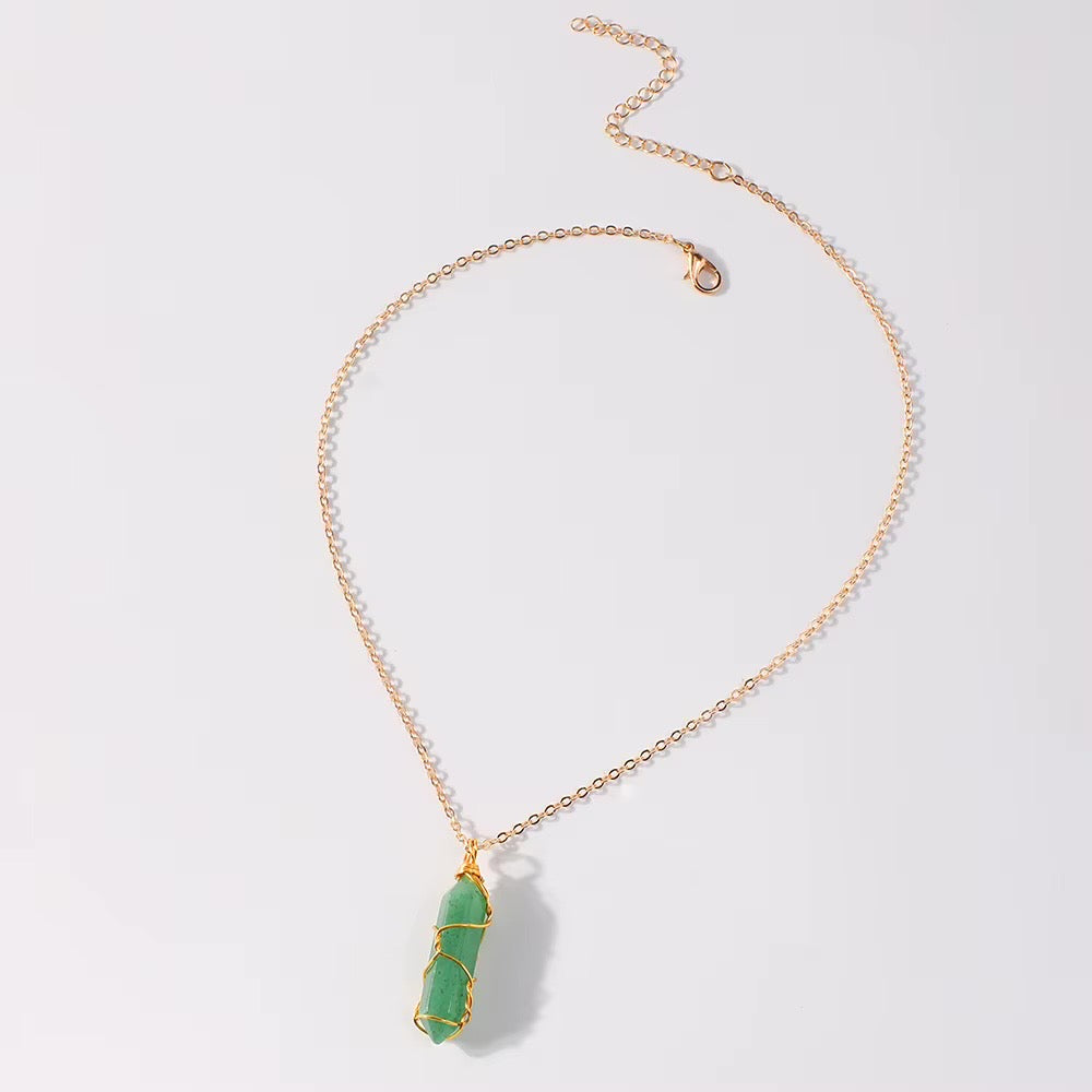 Moss founding amulet necklace